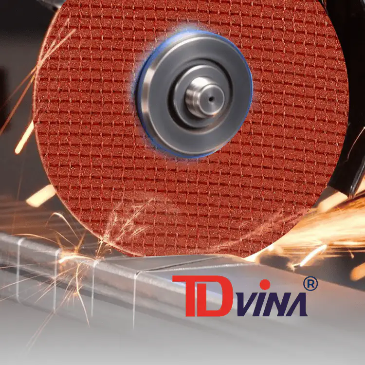 ĐÁ CẮT INOX CAO CẤP 107MM ĐỎ