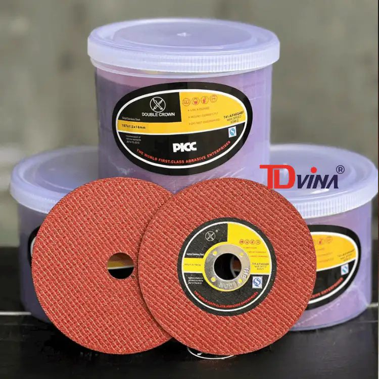 ĐÁ CẮT INOX CAO CẤP 107MM ĐỎ