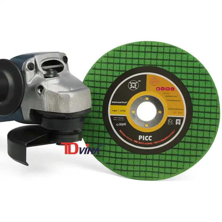 ĐÁ CẮT INOX CAO CẤP 107MM XANH