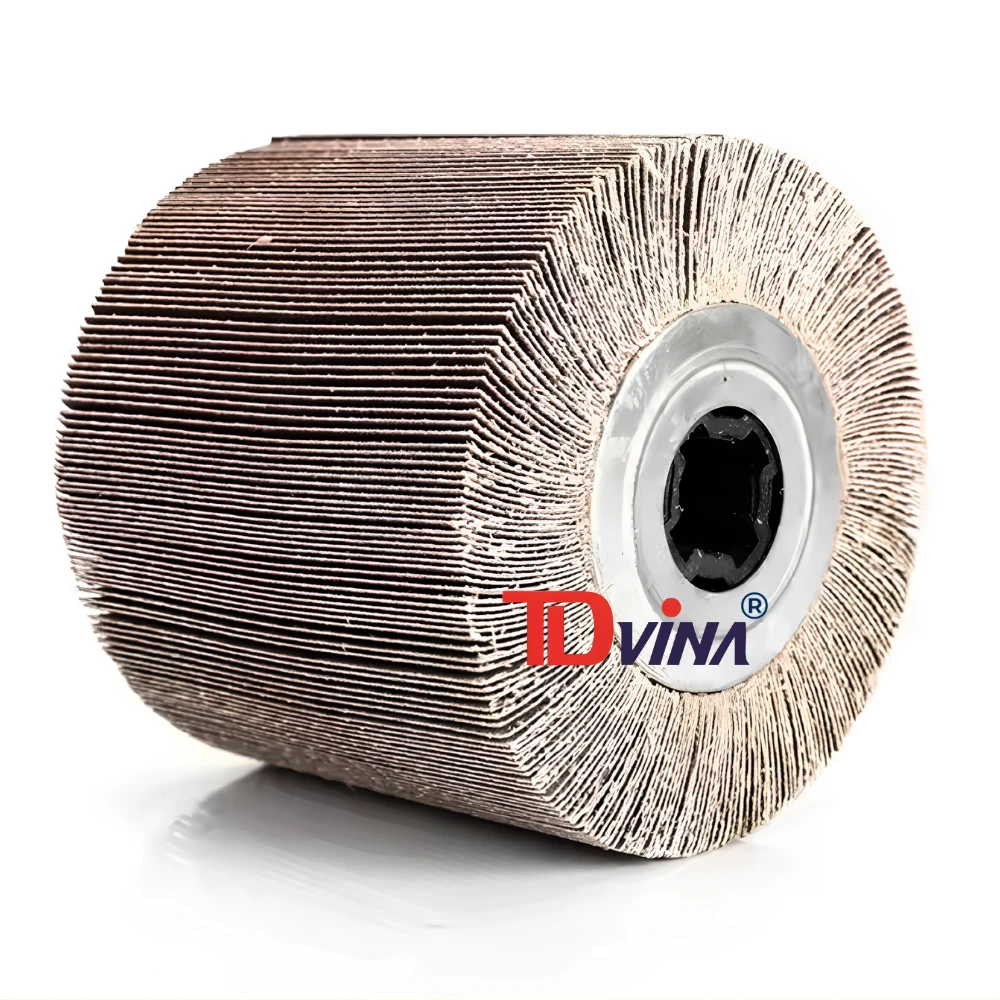 Quả Lô Lá Nhám Ráp Xếp Đánh Xước – Đánh Bóng Bề Mặt Inox 60# và 80# 